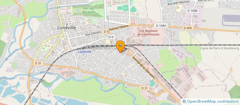 localisation de l'entreprise HAMZA BAT  LUNEVILLE