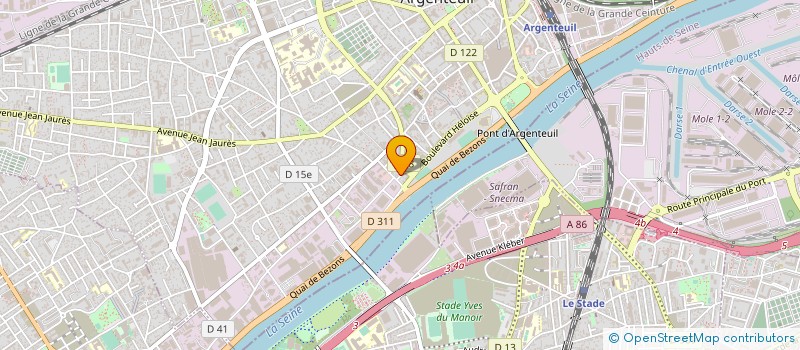 localisation de l'entreprise HAMZA ISOLATION à ARGENTEUIL