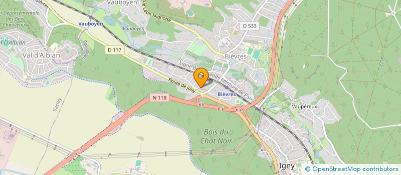 localisation de l'entreprise HAMZATECH à BIEVRES