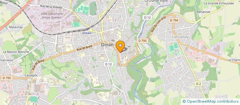 localisation de l'entreprise HAN CHAMP CLOS  DINAN