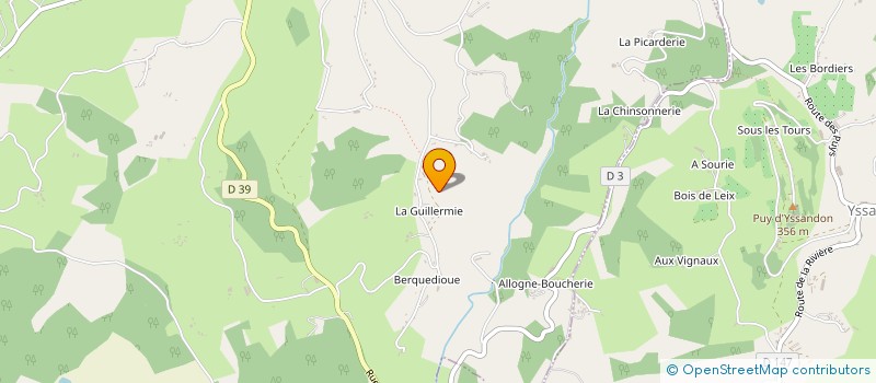 localisation de l'entreprise HAN ET ANS EXPLOITATION  PERPEZAC-LE-BLANC