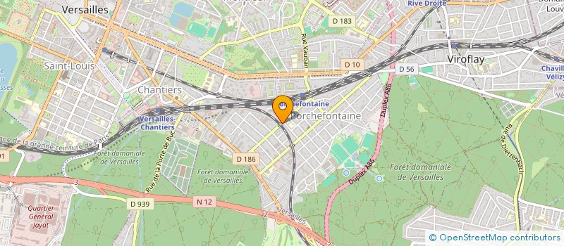 localisation de l'entreprise HAN FOOD à VERSAILLES