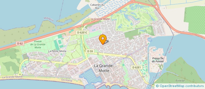 localisation de l'entreprise HAN'LAURE à LA GRANDE-MOTTE