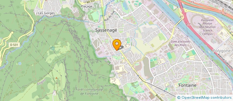 localisation de l'entreprise HAN & O. HOLDING  SASSENAGE