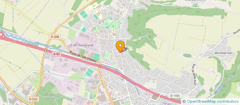 localisation de l'entreprise HAN SHAN  BOURGOIN-JALLIEU