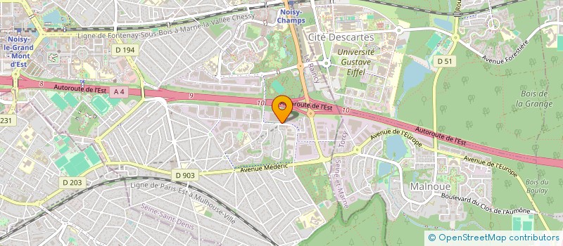 localisation de l'entreprise HAN SHI XIN YAO  NOISY-LE-GRAND