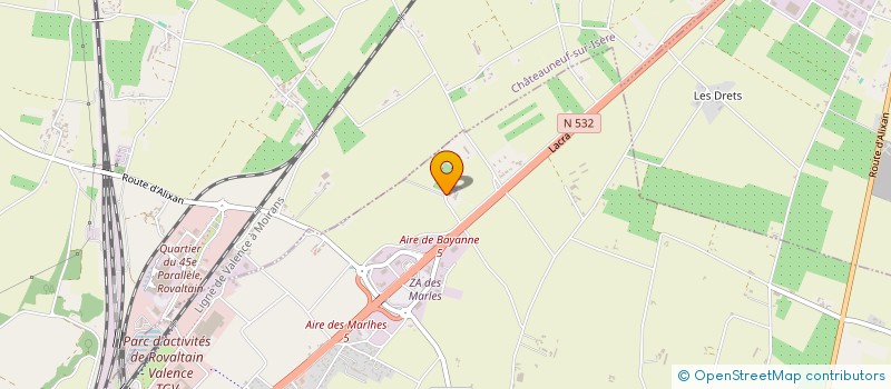 localisation de l'entreprise HANA 26  ALIXAN