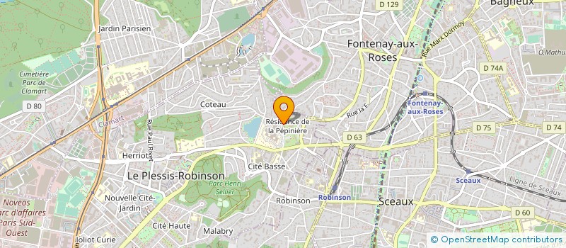 localisation de l'entreprise HANA à LE PLESSIS-ROBINSON