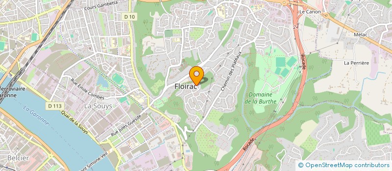 localisation de l'entreprise HANA  FLOIRAC