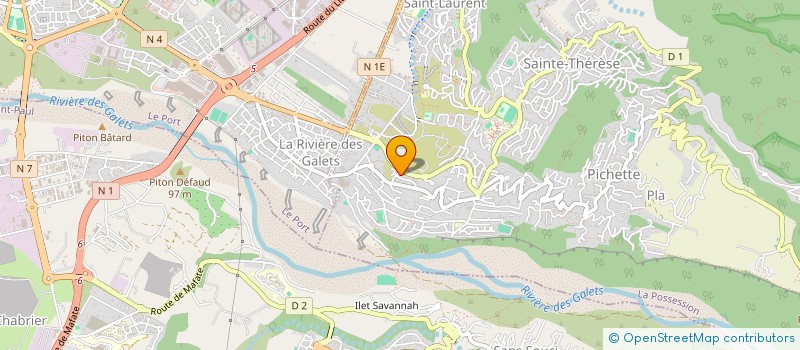 localisation de l'entreprise HANA à LA POSSESSION