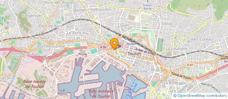 localisation de l'entreprise HANA  TOULON