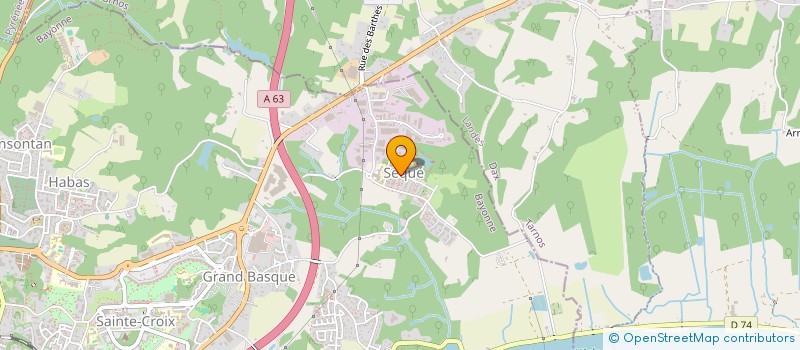 localisation de l'entreprise HANA ASSU à BAYONNE