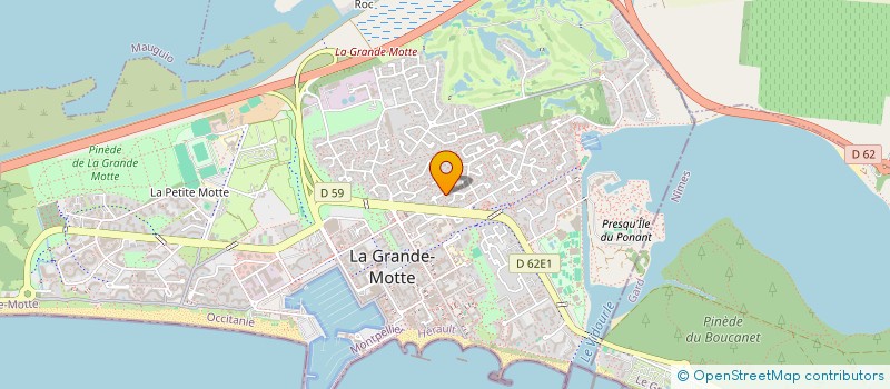 localisation de l'entreprise HANA VINE à LA GRANDE-MOTTE