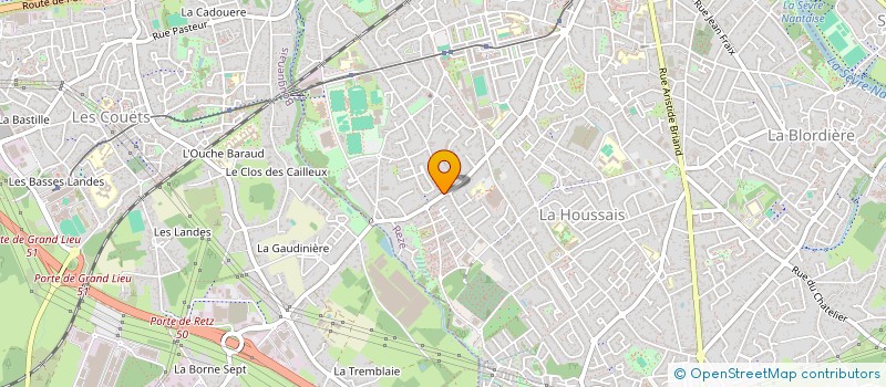 localisation de l'entreprise HANA Z.  REZE