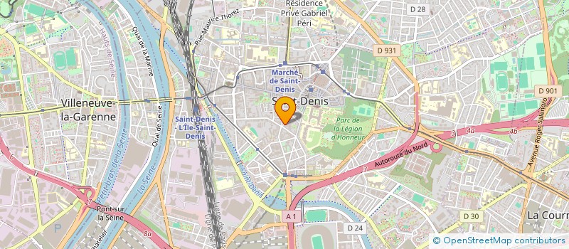 localisation de l'entreprise HANAA à SAINT-DENIS