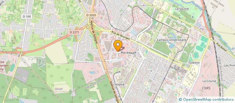 localisation de l'entreprise HANABI à OLIVET