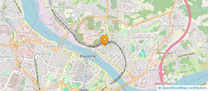 localisation de l'entreprise HANABI à BAYONNE