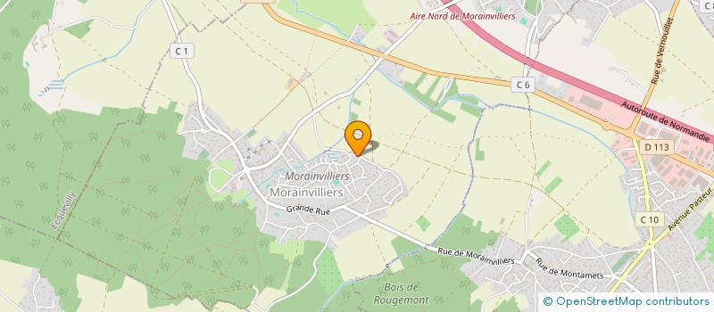 localisation de l'entreprise HANABI EVENEMENT  MORAINVILLIERS
