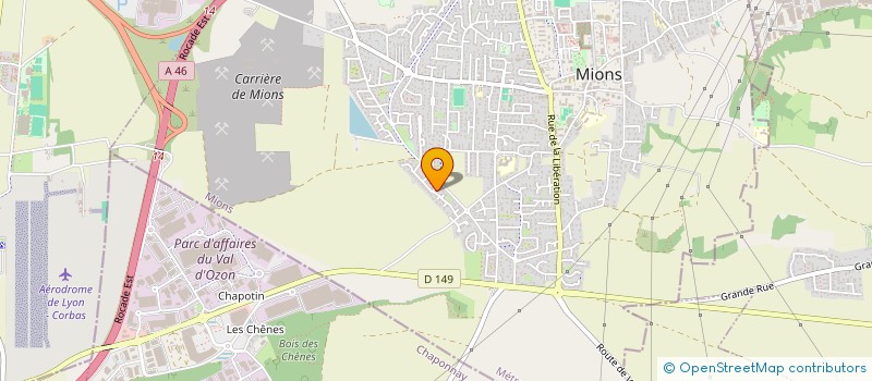 localisation de l'entreprise HANADAM  MIONS