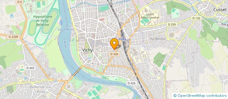 localisation de l'entreprise HANAE à VICHY