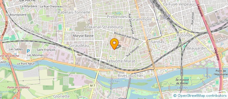localisation de l'entreprise HANAE  TOURS