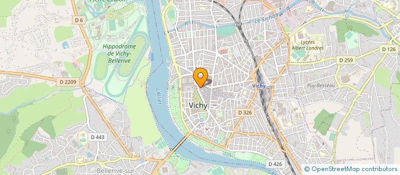 localisation de l'entreprise HANAELINE à VICHY