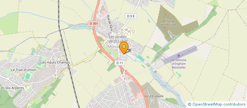 localisation de l'entreprise HANAH à MOISSELLES