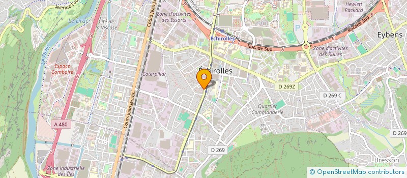 localisation de l'entreprise HANAKAFE  ECHIROLLES