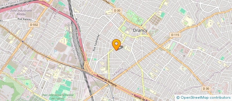 localisation de l'entreprise HANALIA à DRANCY