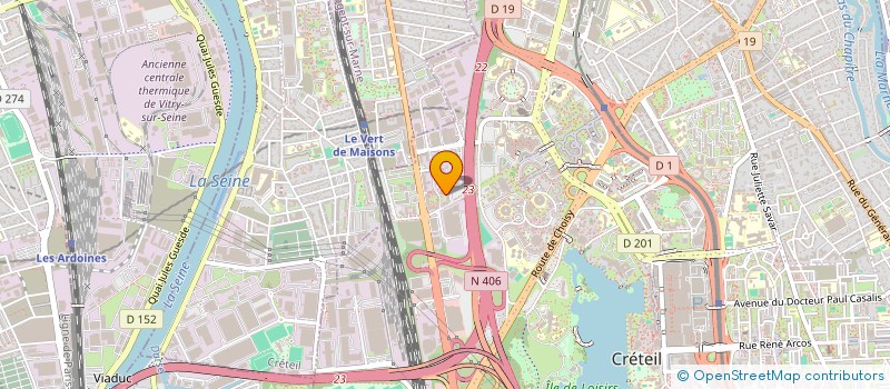 localisation de l'entreprise HANALITYCS  CRETEIL