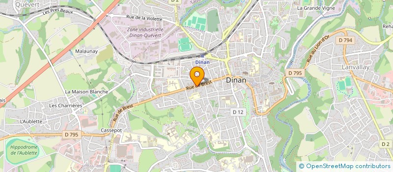 localisation de l'entreprise HANANA B. à DINAN