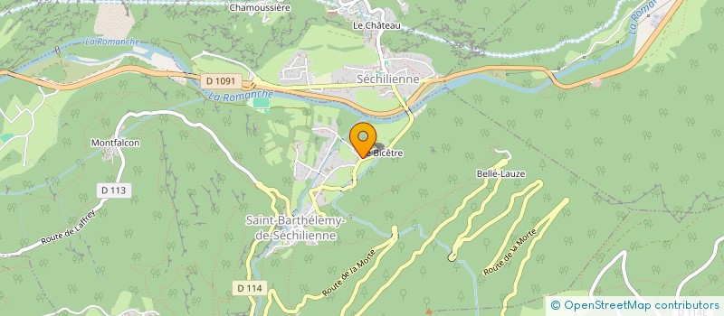 localisation de l'entreprise HANANA'SHOES  SAINT-BARTHELEMY-DE-SECHILIENNE