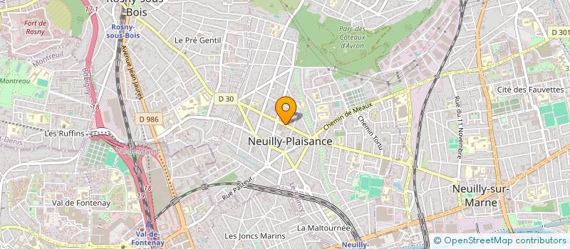 localisation de l'entreprise HANANE à NEUILLY-PLAISANCE