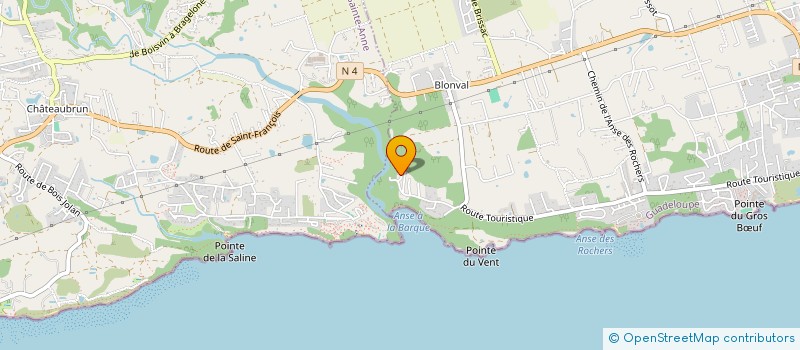 localisation de l'entreprise HANAO KAYAK  SAINT-FRANCOIS