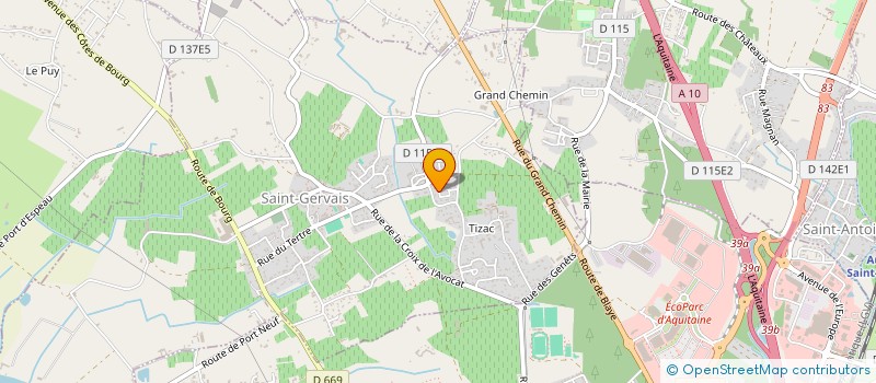 localisation de l'entreprise HANAPPIER IMMOBILIERE  SAINT-GERVAIS