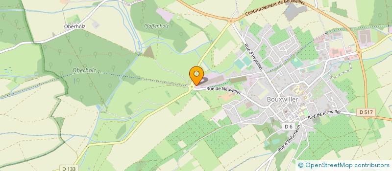 localisation de l'entreprise HANAU à BOUXWILLER