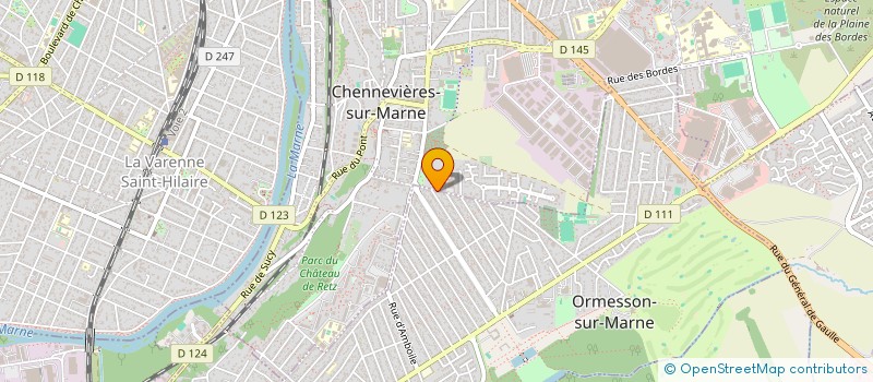 localisation de l'entreprise HANAVA  CHENNEVIERES-SUR-MARNE