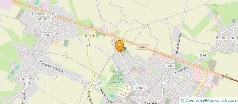 localisation de l'entreprise HANAYA à CAUDRY