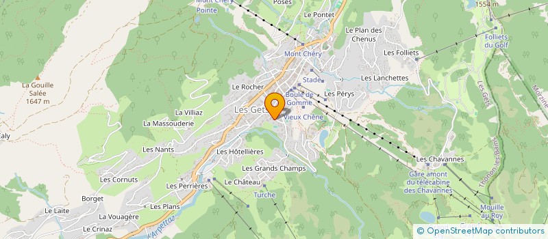 localisation de l'entreprise HANBE  LES GETS