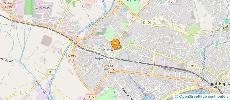 localisation de l'entreprise HANCOK FRERES à FREJUS