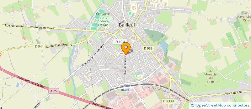 localisation de l'entreprise HAND BALL CLUB BAILLEULOIS à BAILLEUL