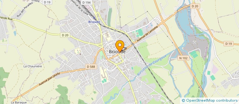 localisation de l'entreprise HAND BALL CLUB BRIVADOIS à BRIOUDE