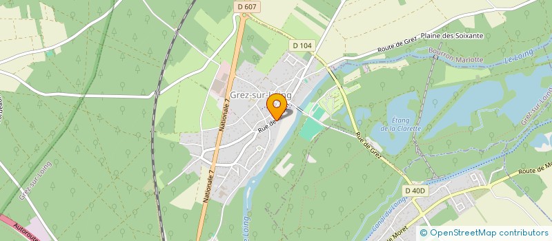 localisation de l'entreprise HAND BALL CLUB DU LOING à GREZ-SUR-LOING