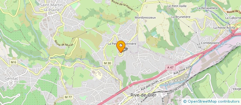 localisation de l'entreprise HAND BALL CLUB DU PAYS DE LA CERISE  CHAGNON