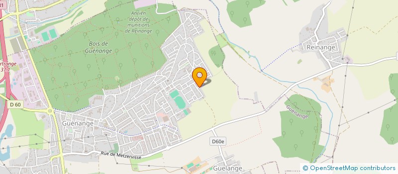 localisation de l'entreprise HAND BALL CLUB GUENANGE  GUENANGE