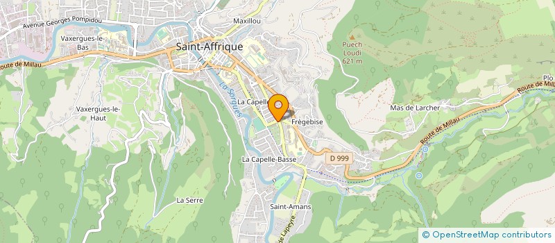 localisation de l'entreprise HAND BALL CLUB SAINT AFFRICAIN  ST-AFFRIQUE