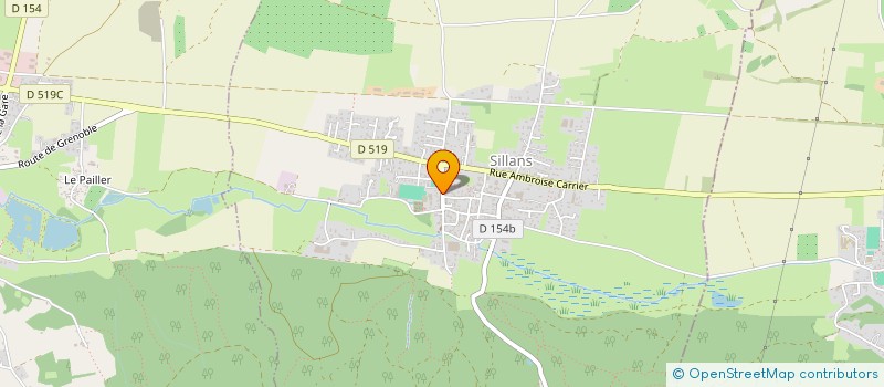 localisation de l'entreprise HAND BALL CLUB SILLANS  SILLANS