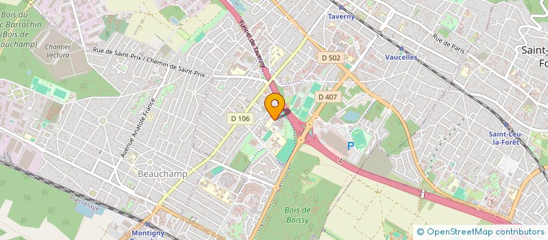 localisation de l'entreprise HAND BALL CLUB ST LEU TAVERNY  TAVERNY