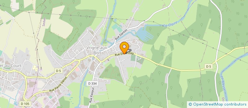 localisation de l'entreprise HAND-BALL CLUB VRIGNOIS à VRIGNE AUX BOIS