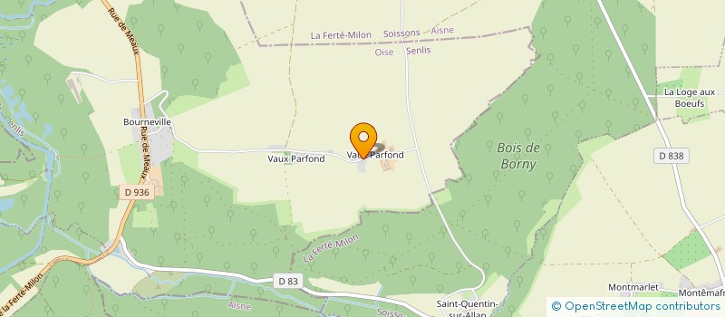 localisation de l'entreprise HAND BALL MILONAIS  LA FERTE-MILON